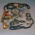 Small Group of Sterling Silver Victorian and Costume Jewelry