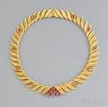 18kt Gold and Ruby Necklace Tiffany  Co