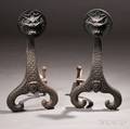 Pair of Bradley  Hubbard Andirons