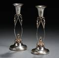 Pair of Candlesticks in the Manner of La Paglia