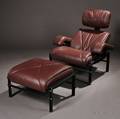 Neils Diffrient Jefferson Chair and Ottoman