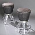 Two Haziza Gumdrop Bar Stools