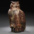 Large Royal Copenhagen Horned Owl Figure