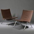Two Poul Kjaerholm PK22 Chairs