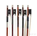 Five Assorted German and French Nickel Silvermounted Violin Bows