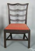 Philadelphia Chippendale mahogany dining chair ca 1790