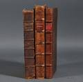 English Literature 17th Century Three Small Folio Volumes