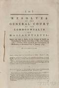 Massachusetts General Court Resolves of the General Court of the Commonwealth of Massachusetts