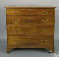 New England Chippendale birch chest of drawers ca 1780