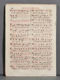 Missal Leaves Printed Music 18th Century