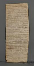 Medieval Parchment Document Ravenna Italy 1081
