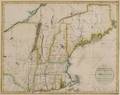 New England John Russell c 17501829 Map of the Northern or New England States of America