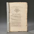Shays Rebellion Acts and Laws Passed by the General Court of Massachusetts