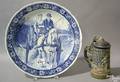 Royal sphinx delft charger