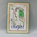 After Marc Chagall RussianFrench 18871985 Artist as a Phoenix Framed Exhibition Poster from Galerie Maeght Paris