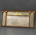 Federalstyle Eglomise Overmantel Mirror