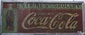 Cocacola sheet metal advertising sign