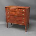 Late Federal Redpainted Maple Chest of Drawers