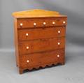 Late Federal Pine Sixdrawer Chest