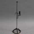 Continental Wrought Iron Adjustable Candlestick