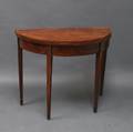 Federal Mahogany Demilune Card Table
