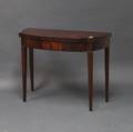 Federal Inlaid Mahogany Card Table