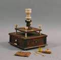Ivorymounted Walnut and Maple Twotier Sewing Box