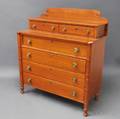 Country Late Federal Pine Chest of Drawers