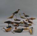 Fourteen Miscellaneous Shorebird Figures