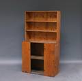 Country Pine Open Stepback Cupboard