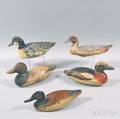 Five Duck Decoys