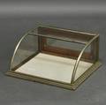 Tin and Wood Tabletop Display Case