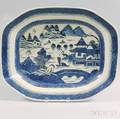 Large Canton Porcelain Platter