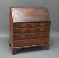 Chippendale Stained Maple Slantlid Desk