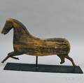 Wood and Iron Running Horse Weathervane