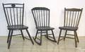Three childs rodback windsor chairs earlymid 19th c