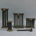 Five Tin Candlemolds