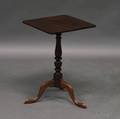 Queen Annestyle Mahogany Squaretop Candlestand