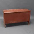 Redpainted Sixboard Blanket Chest