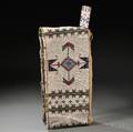 Lakota Beaded Hide and Cloth Cradle