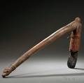 New Guinea Carved Wood Hafted Adze