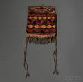 Apache Beaded Hide Pouch