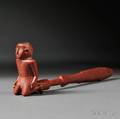 Sioux Catlinite Effigy Pipe