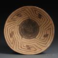 Pima Coiled Basketry Bowl