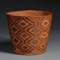 Tlingit Polychrome Twined Basket