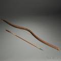 Plains Osage Orange Sinewbacked Bow with a Metaltipped Arrow