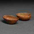 Two Small Woodlands Burl Bowls