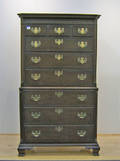 Chippendale style chest on chest by Hickory