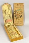 Boxed Lithographed Wood and Board Clown Bagatelle Jes Des Cascades