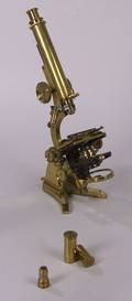 LacqueredBrass Compound Microscope by Moritz Pillischer